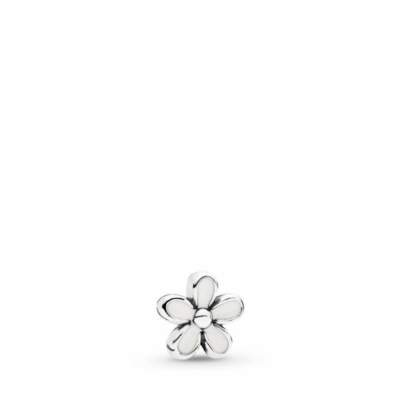 Pandora Darling Daisy Petite Locket Charm Ireland - Sterling Silver/Enamel - 845029MHJ